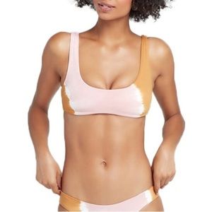 L*Space Tie Dye Lizzie Bikini Top - XS